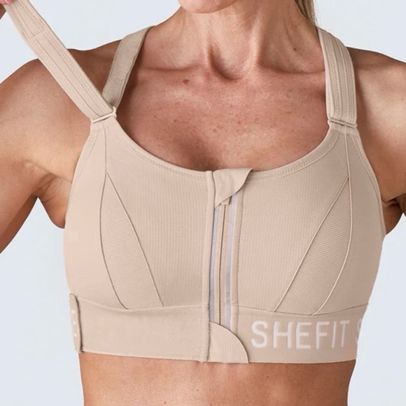 NWT SHEFIT Ultimate Sports Bra Size 6Luxe in Sandstorm - Picture 6 of 16